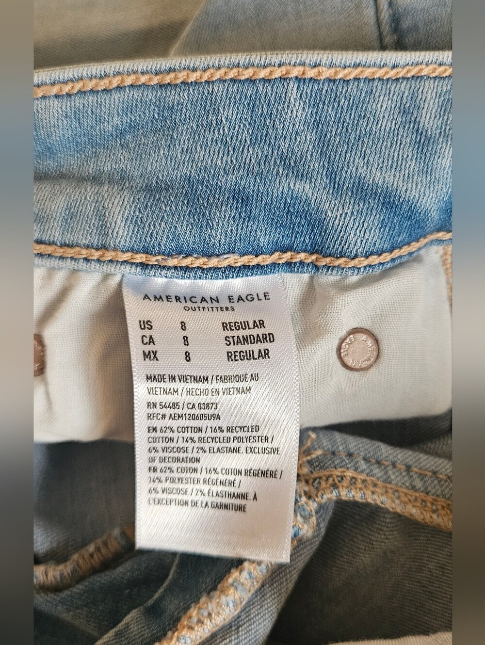 American Eagle Flare Jeans 8 Regular - Picture 4 of 6